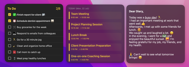 Highly customizable desktop widget software: Widgeitfy - Widgetify